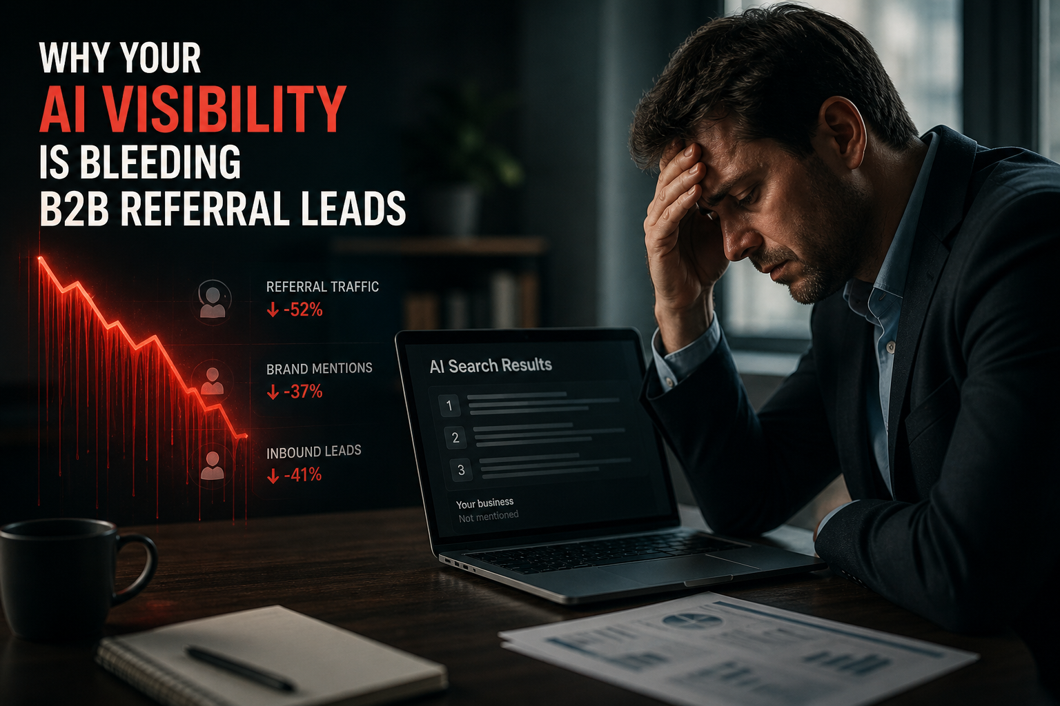 Why Your AI Visibility Is Bleeding B2B Referral Leads
